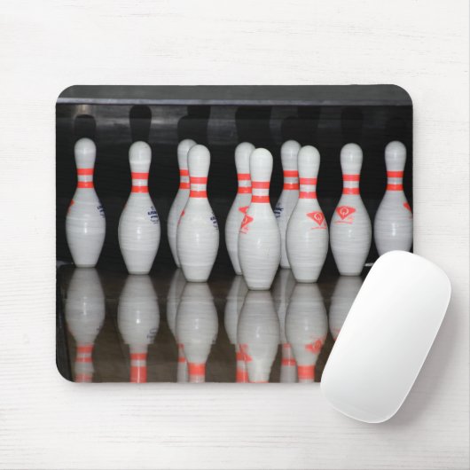 Bowling Pin Mousepad Muismat (Met muis)