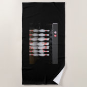 Bowling Pin Strandlaken (Voorkant)