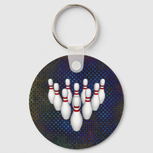 Bowling Pins: 3D-model: Sleutelhanger