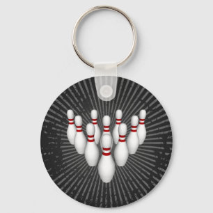 Bowling Pins: 3D-model: Sleutelhanger