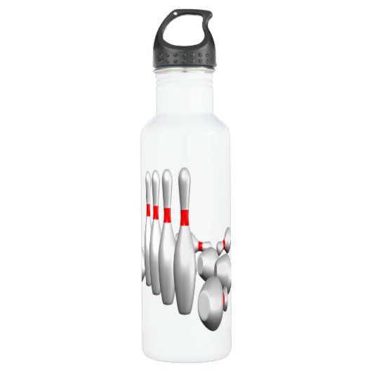 Bowling Pins Waterfles (Voorkant)