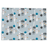 Bowling Pizza Strike Up Sommige Leuke Kinderen Ver Groot Cadeauzakje (Achterkant)