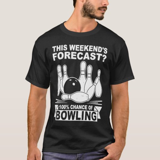 bowling player bowler bowling game bowling t-shirt (Voorkant)