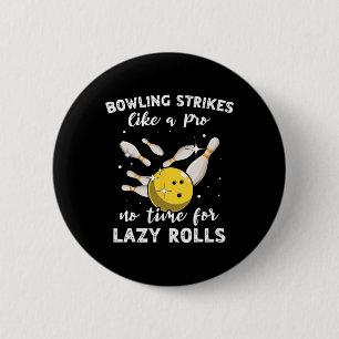 Bowling Player Bowler Slow Bowling Ronde Button 5,7 Cm