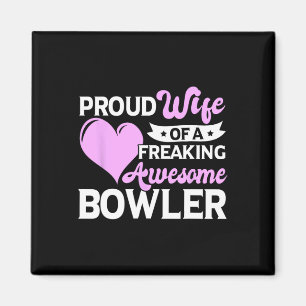 Bowling Player Coach Bowler Wife Magneet