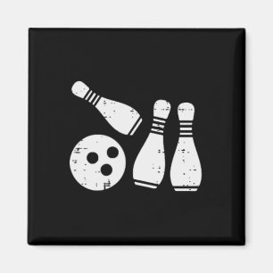 Bowling Pocket Sport Bowler Team Vrouwen Mannen Ki Magneet