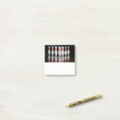 Bowling Post merkt op Post-it® Notes (Op bureau)