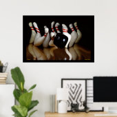 Bowling Poster (Thuiskantoor)
