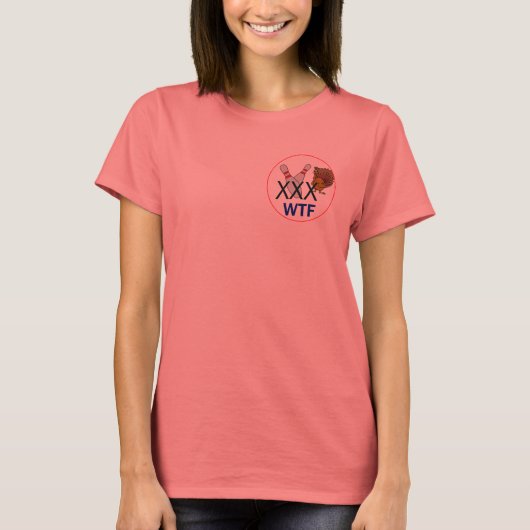 Bowling pour femmes pour dindes (WTF), T-shirt Jer (Devant)
