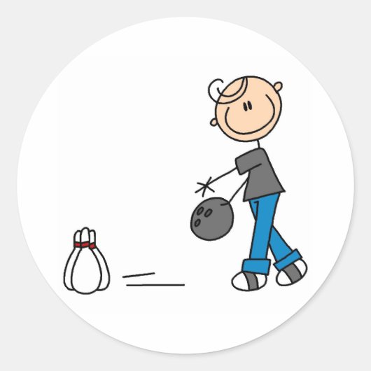 Bowling Pour Strike Sticker (Devant)