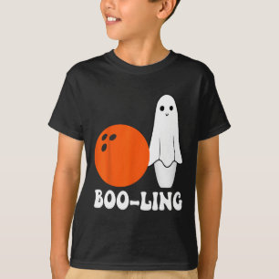 Bowling Pun Boo-ling Funny Bowling Players Hallowe T-shirt