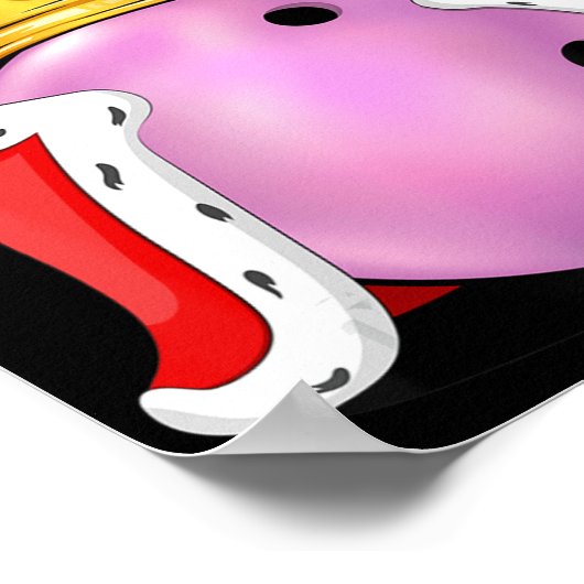 Bowling Queen Bowling Player Girls Bowling Poster (Hoek)