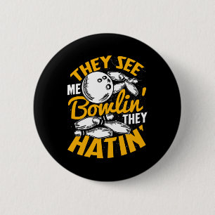 Bowling Roll Pins Strike Bowler Sportteam Ronde Button 5,7 Cm
