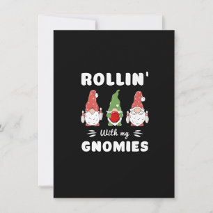 Bowling Rollin 'Met Mijn Gnomies Grappige Gnome Pr Kaart