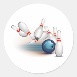 Bowling Ronde Sticker