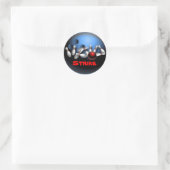 Bowling Ronde Sticker (Tas)
