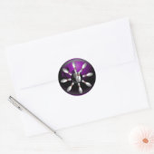 Bowling Ronde Sticker (Envelop)