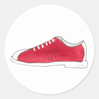 Bowling schoen Sticker