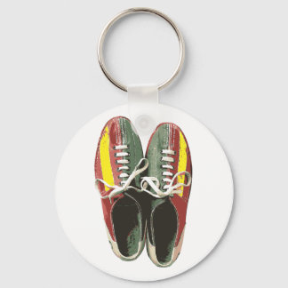  Bowling-schoenen Retro Bowling Sleutelhanger