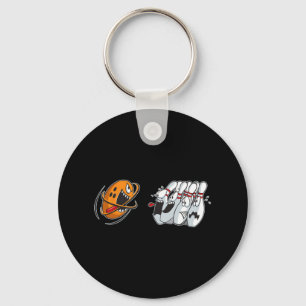 Bowling-shirt Funny Bowler Vrouwen Mannen Team Pin Sleutelhanger