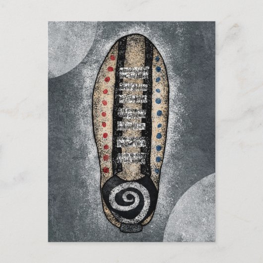 Bowling Shoe Briefkaart (Voorkant)