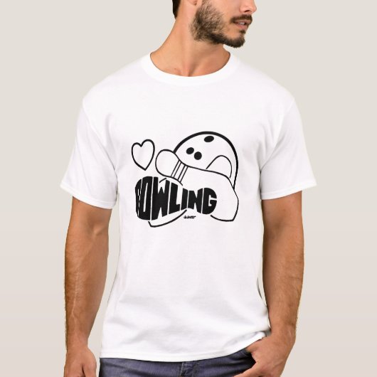 BOWLING SILHOUETTE T-SHIRT (Voorkant)