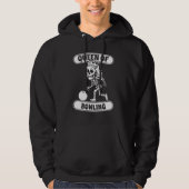 Bowling Skeleton Team League - Alley Bowler Queen Hoodie (Voorkant)