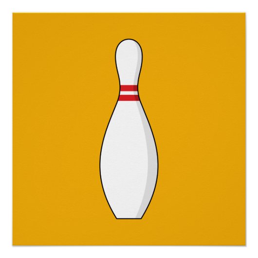Bowling Skittle Perfect Poster (Voorkant)