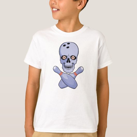 Bowling Skull T-shirt (Voorkant)