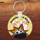 Bowling Sleutelhanger (Voorkant)