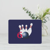 Bowling, soixantième invitation d'anniversaire de (Debout devant)