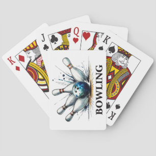 Bowling-speelkaarten Pokerkaarten