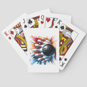 Bowling-speelkaarten Pokerkaarten