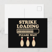 Bowling Speler Citaat Bowling Geschenk Briefkaart (Voorkant / Achterkant)