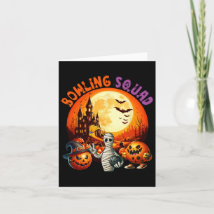 Bowling Squad Halloween Horror Equipment als mummi Kaart