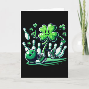 Bowling St. Patrick's Day Jongens Kinderen Klaver  Kaart