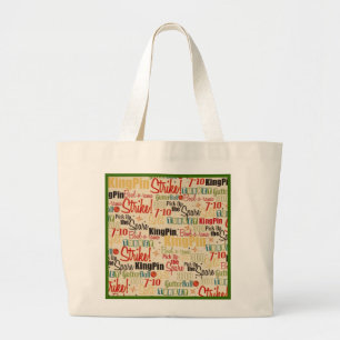 Bowling staat op mijn Alley Grote Tote Bag