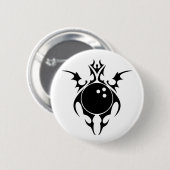 bowling, stam. ronde button 5,7 cm (Voorkant /achterkant)