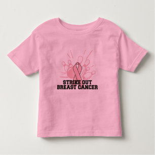 Bowling Strike Out Breast Cancer Kinder Shirts