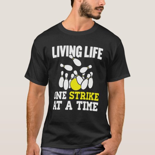 Bowling Strike Perfect Score Bowling T-shirt (Voorkant)