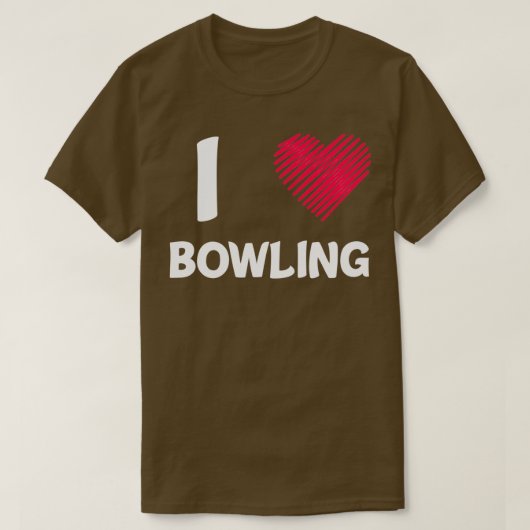 Bowling Strike Skittles Pin Bowling Hall Spare 4 T-shirt (Design voorkant)