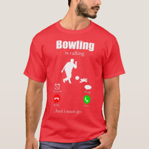 Bowling Strike Skittles Pin Bowling Hall Spare T-shirt