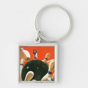 Bowling Strike Sleutelhanger