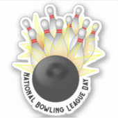 Bowling Strike Sticker (Voorkant)