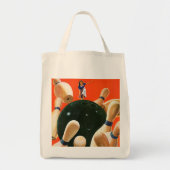 Bowling Strike Tote Bag (Voorkant)