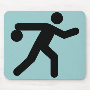 Bowling Symbol Mousepad Muismat