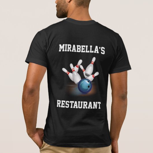 Bowling T-Shirt (Achterkant)