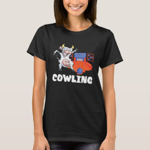 Bowling Team Bowling Koe Bowler Bowling Pin Strik T-shirt