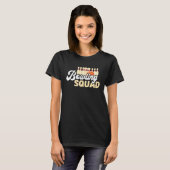 Bowling Team Bowling Squad Bowler Bowling Pin Stri T-shirt (Voorkant volledig)