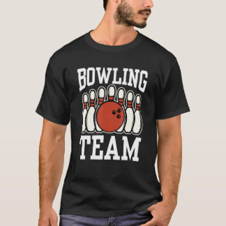 Bowling Team Hobby Bowler Crew T-shirt